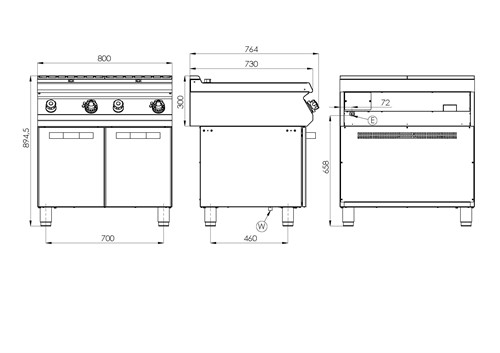 Mått Pastakokeri VT-780-E